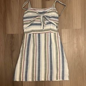 Abercrombie tie front dress - small